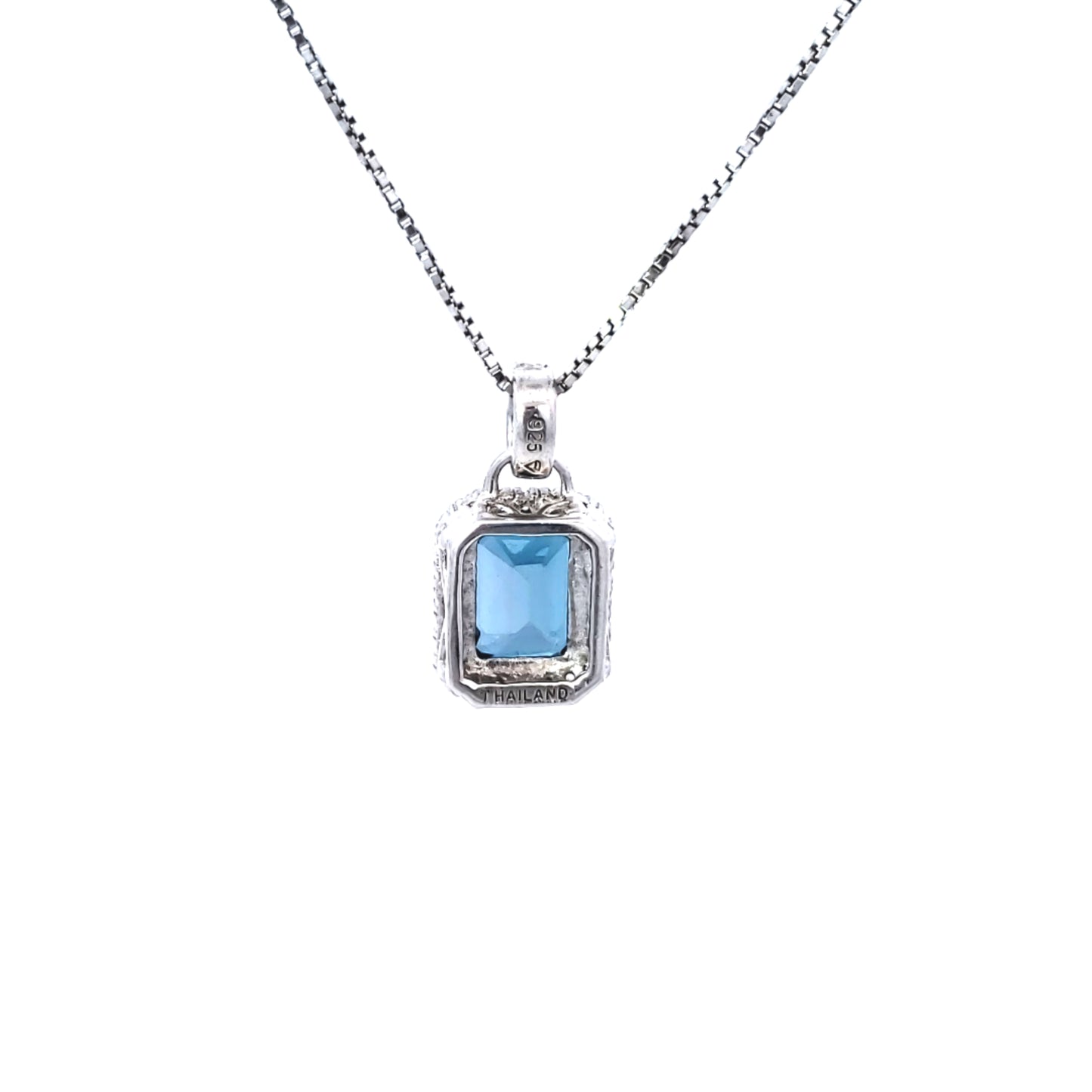 S/Silver (W/ Stones) Pendant