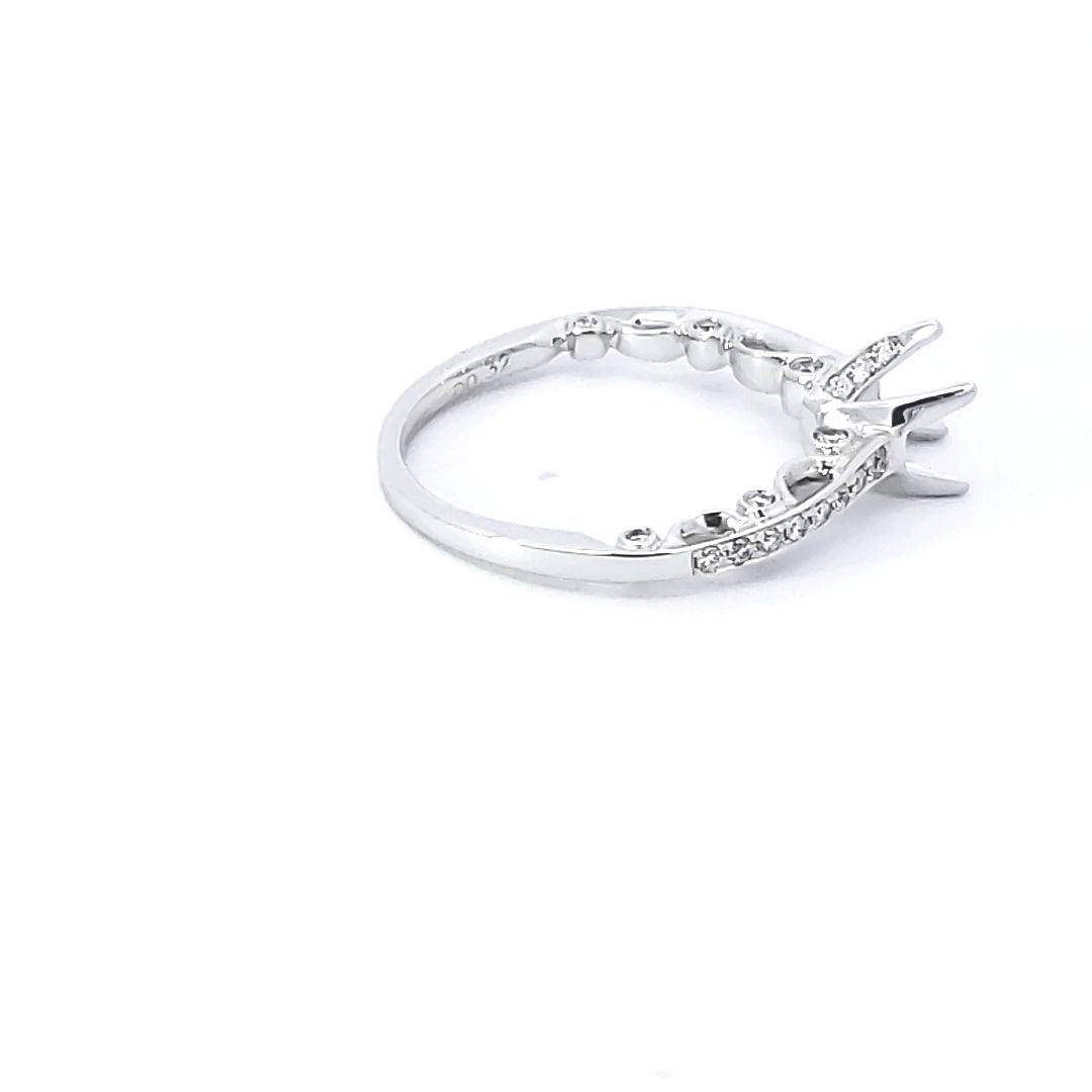 Diamond Engagement Semi-Mount Ring