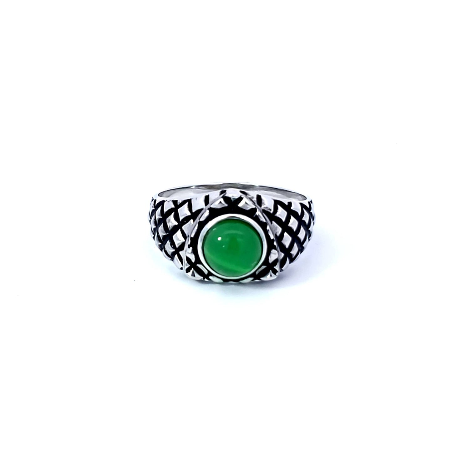 Green Cabachon Fashion Ring