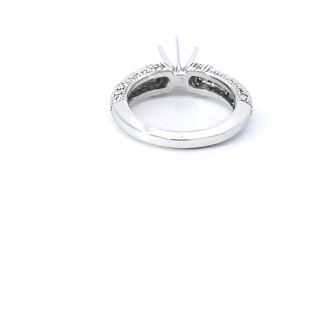 Diamond Engagement Semi-Mount Ring