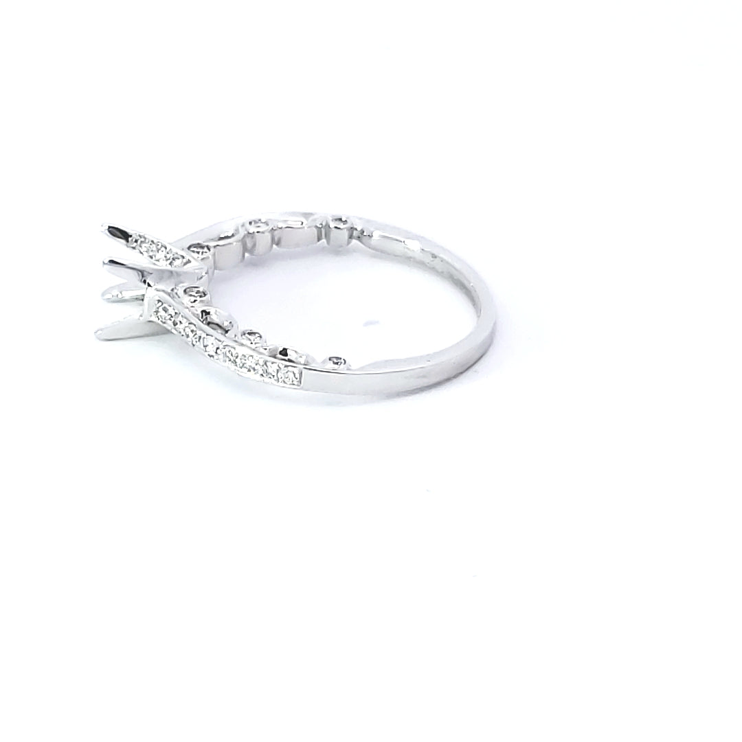 Diamond Engagement Semi-Mount Ring