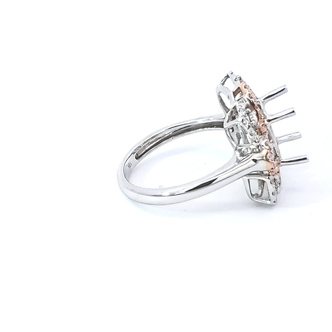 Diamond Engagement Semi-Mount Ring