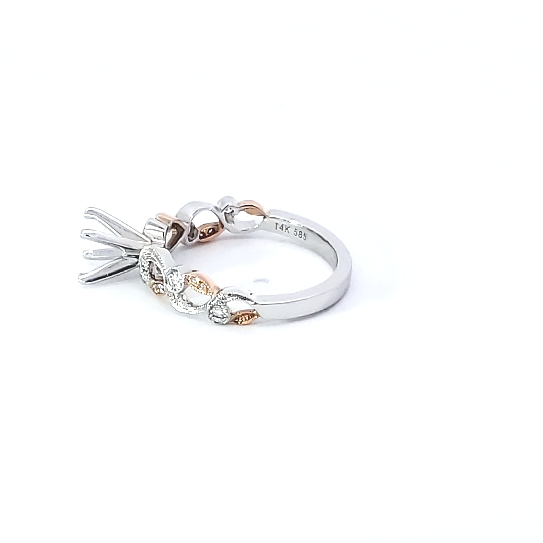 Diamond Engagement Semi-Mount Ring