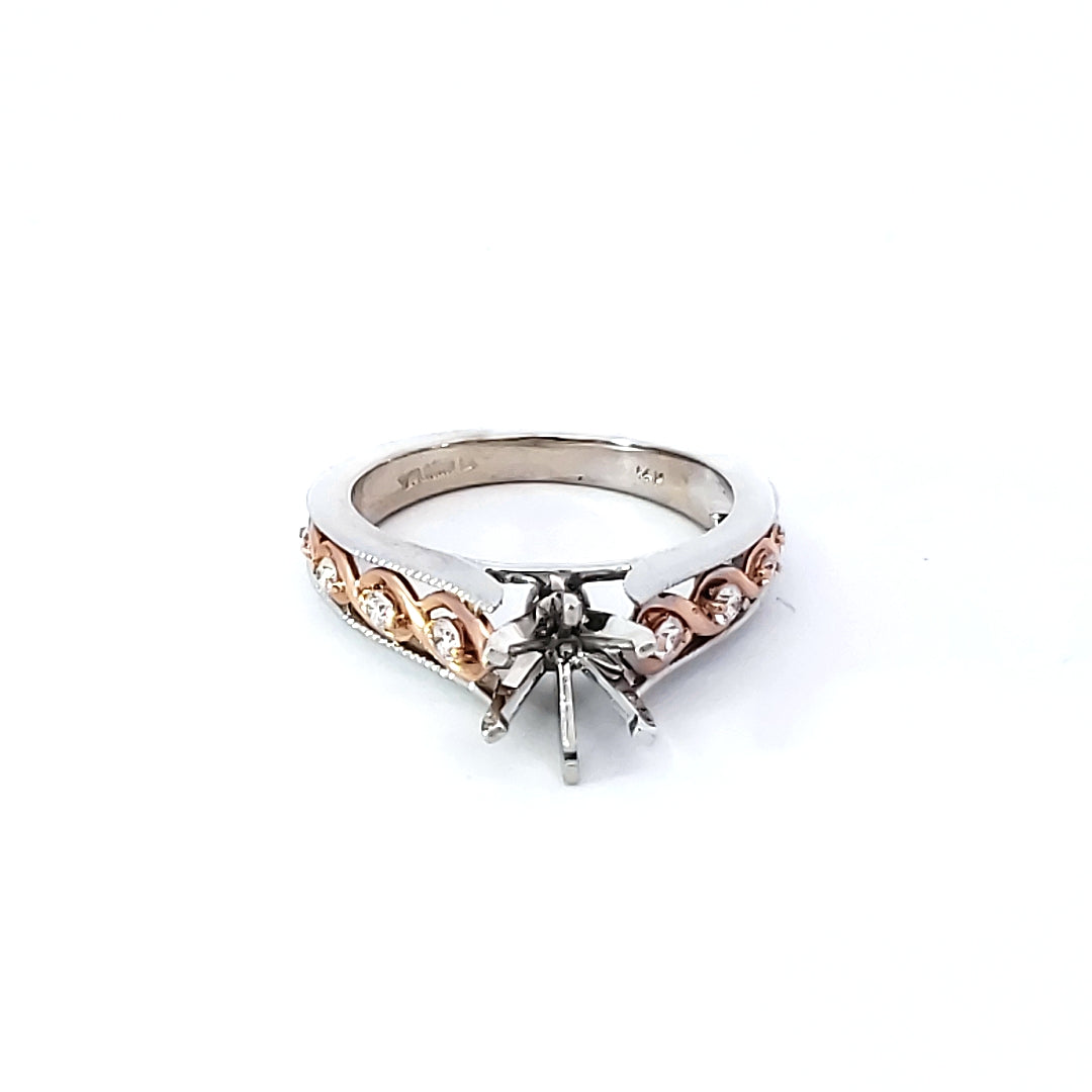 Diamond Engagement Semi-Mount Ring