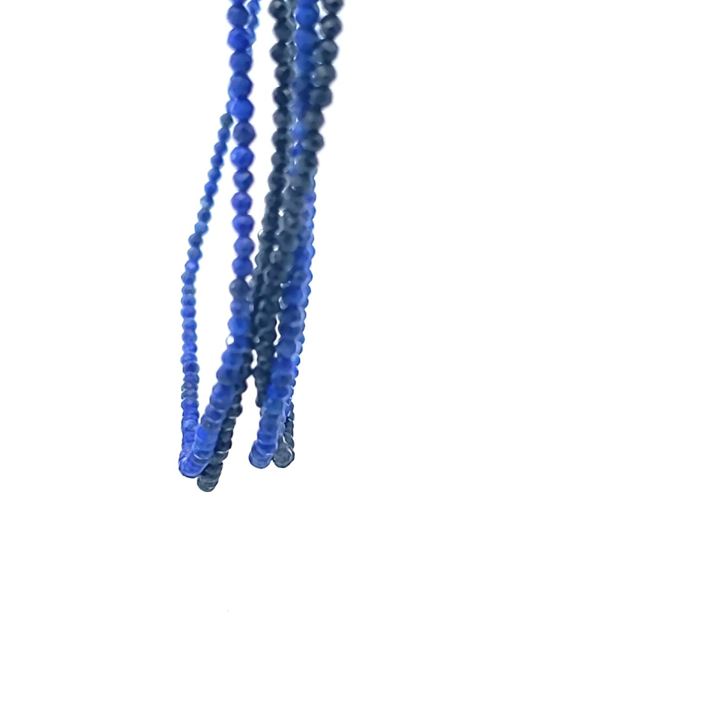 Blue Lapis and Black Spinel Beads necklace