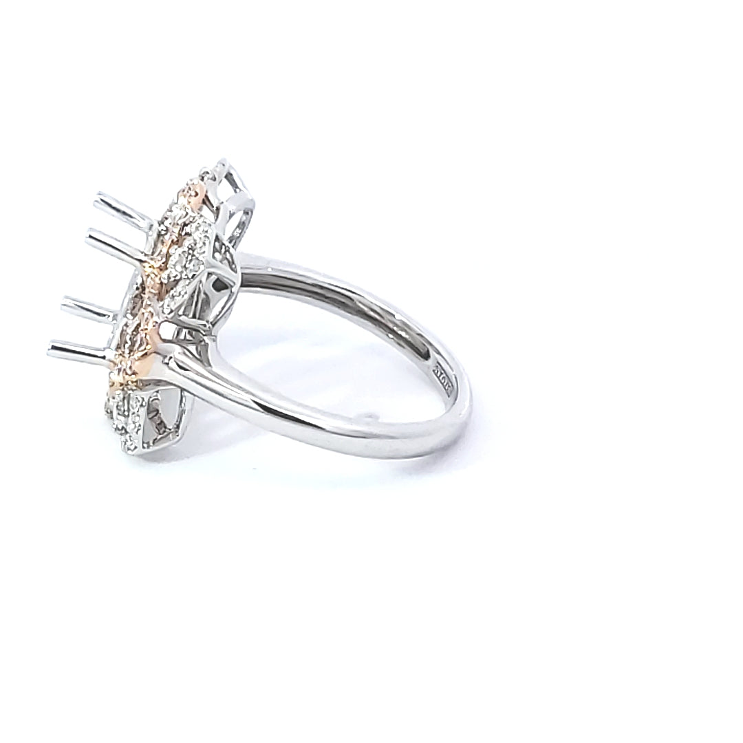 Diamond Engagement Semi-Mount Ring