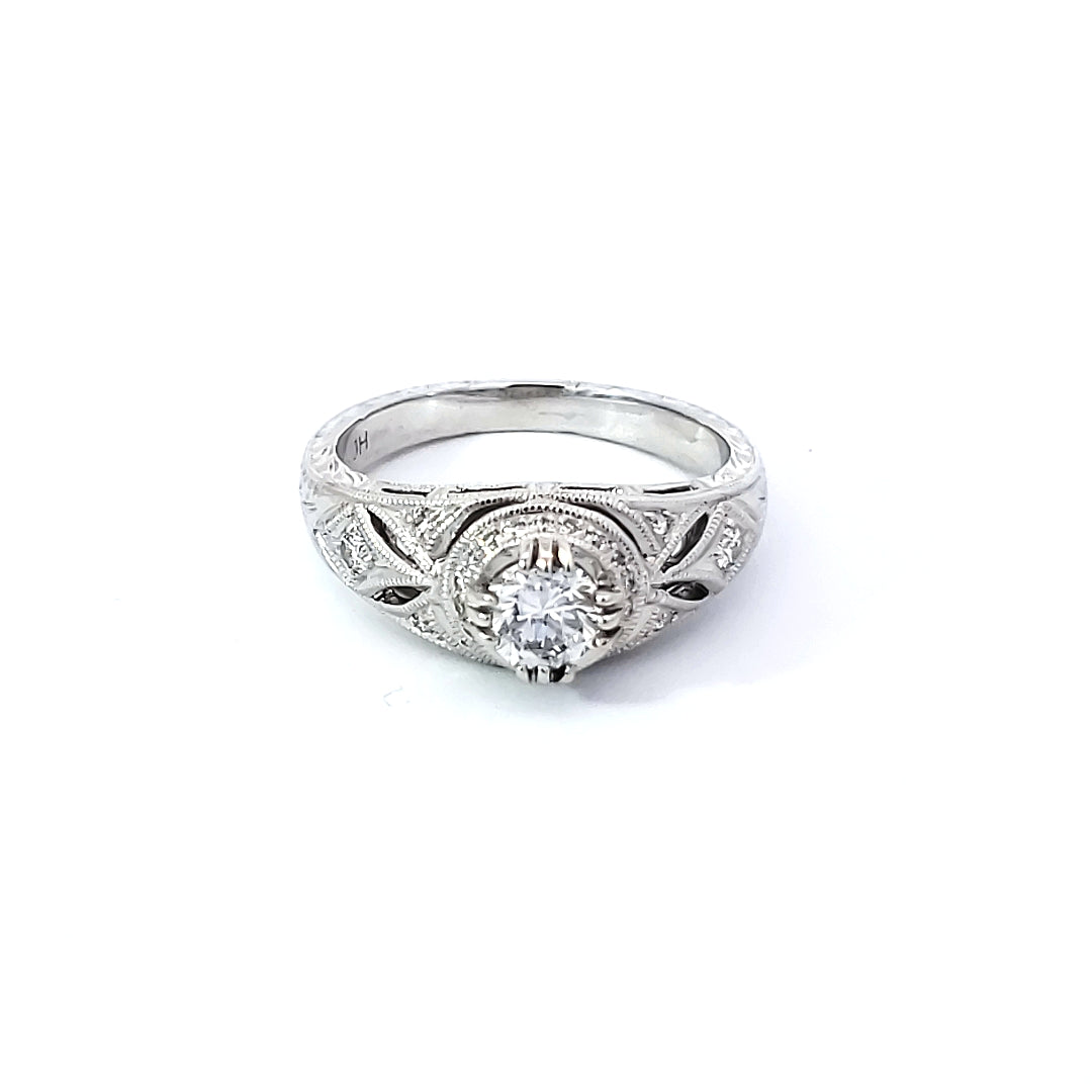 Diamond Engagement Semi-Mount Ring