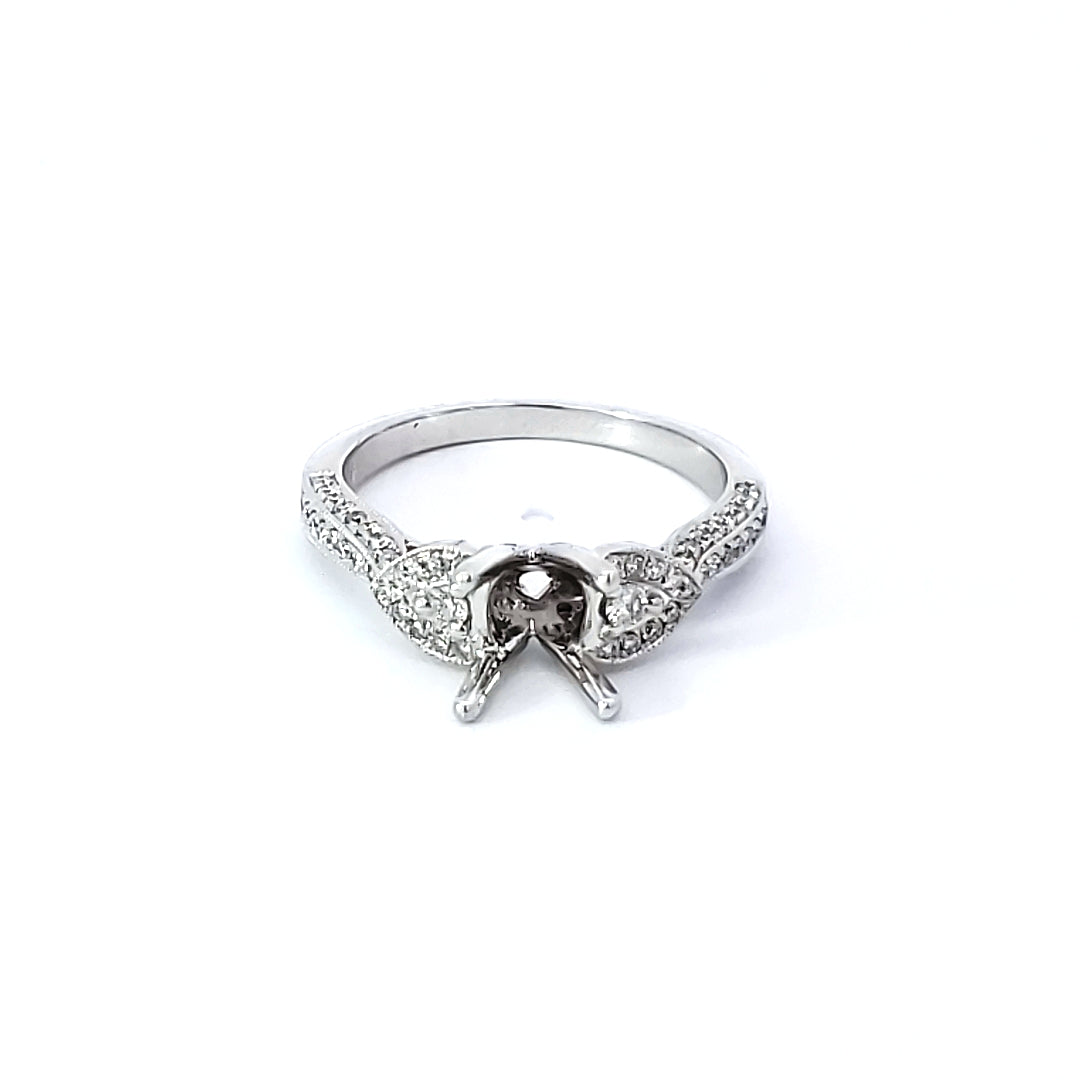 Diamond Engagement Semi-Mount Ring