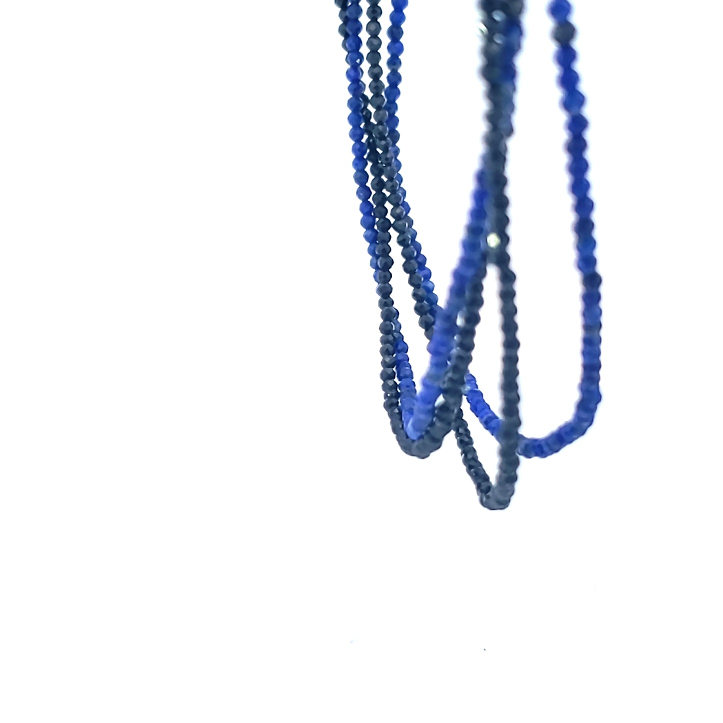 Blue Lapis and Black Spinel Beads necklace
