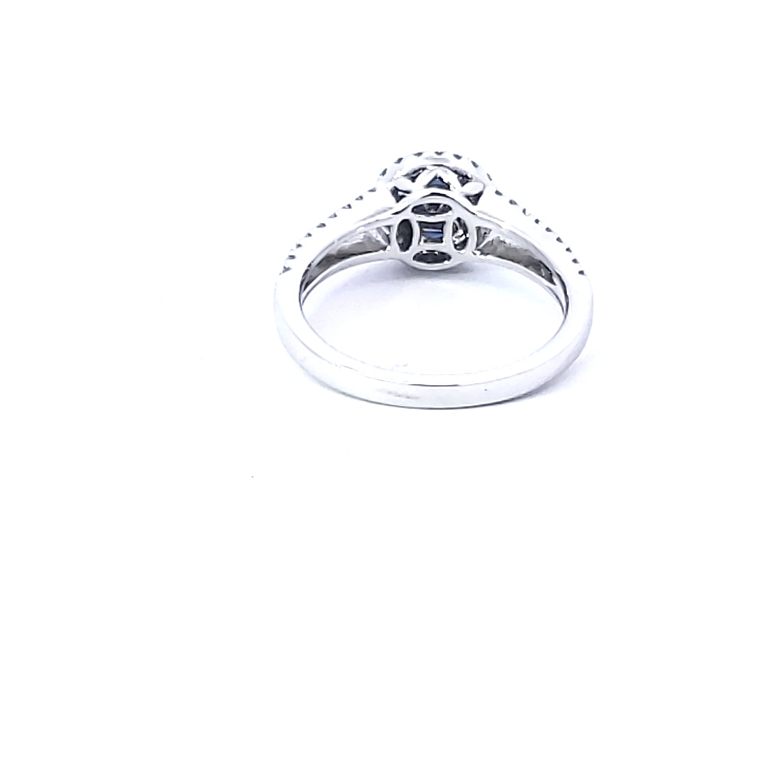 Sapphire & Diamond Fashion Ring