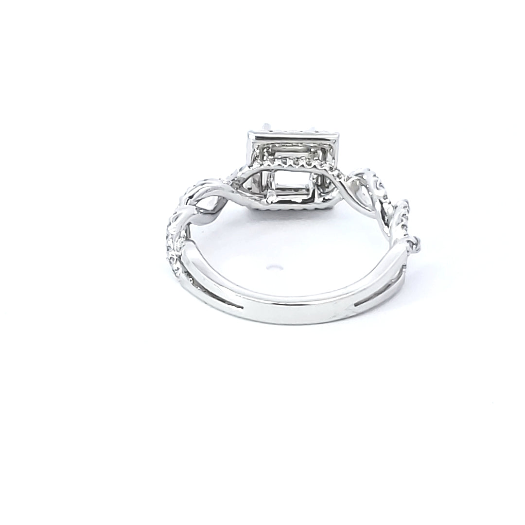 Diamond Engagement Semi-Mount Ring