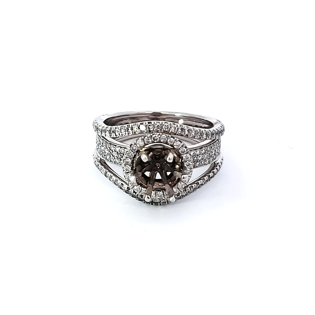 Diamond Engagement Semi-Mount Ring