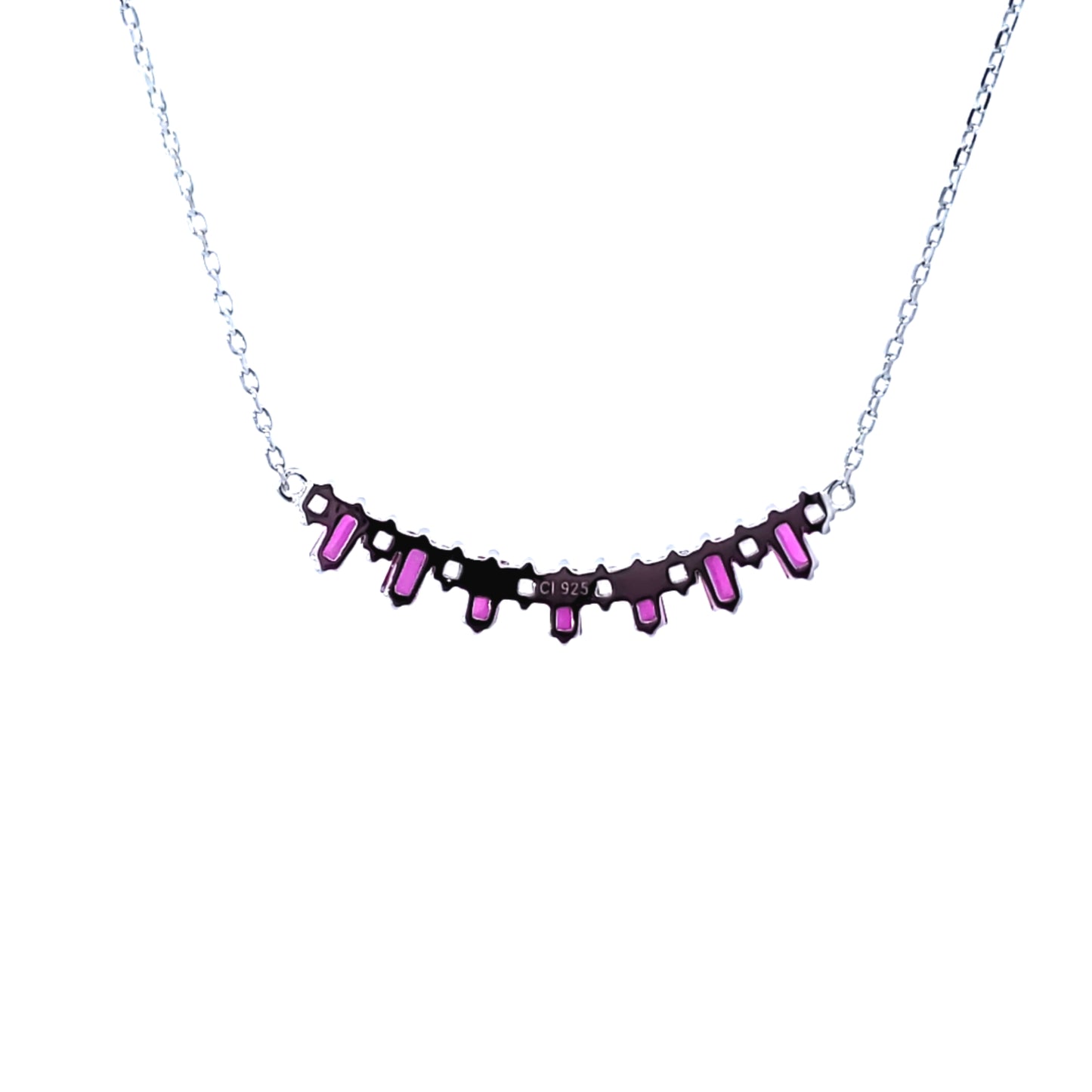 S/Silver (W/ Stones) Necklace