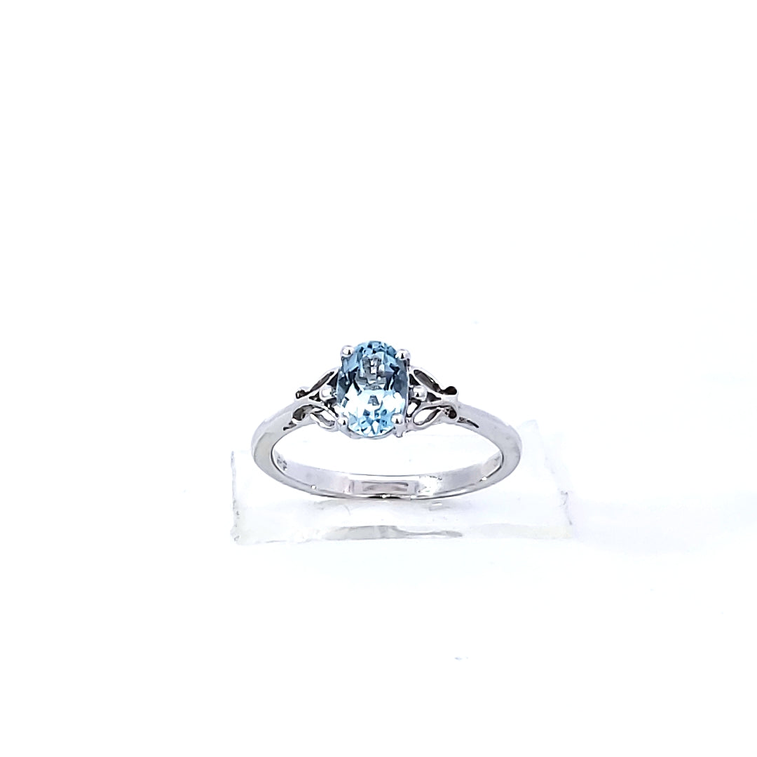 Aquamarine Fashion Ring