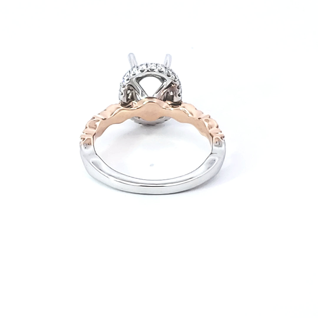 Diamond Engagement Semi-Mount Ring