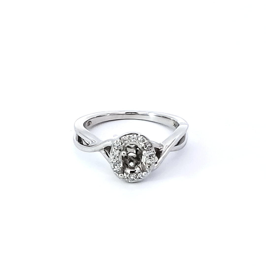 Diamond Engagement Semi-Mount Ring