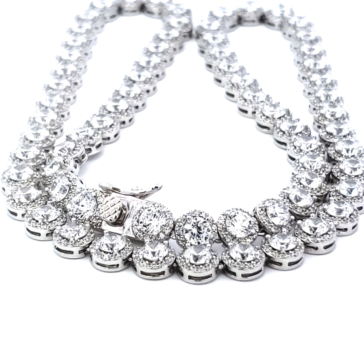 S/Silver (W/ Stones) Necklace