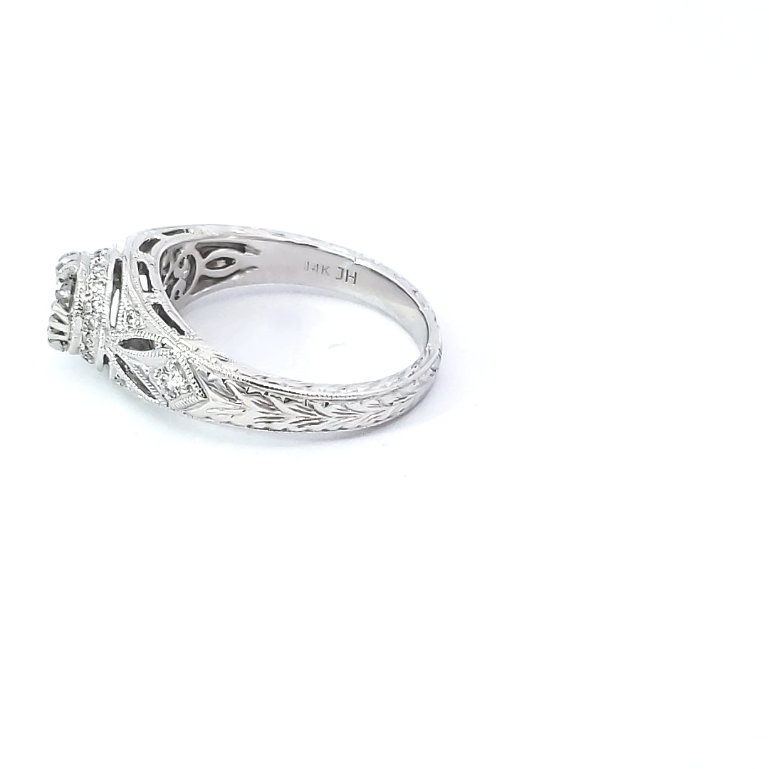 Diamond Engagement Semi-Mount Ring