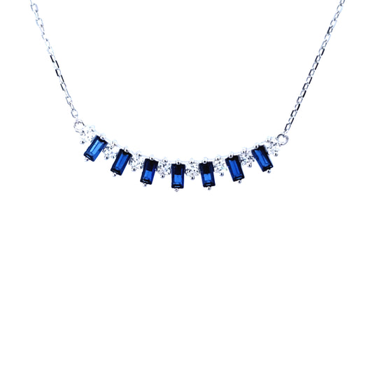 S/Silver (W/ Stones) Necklace