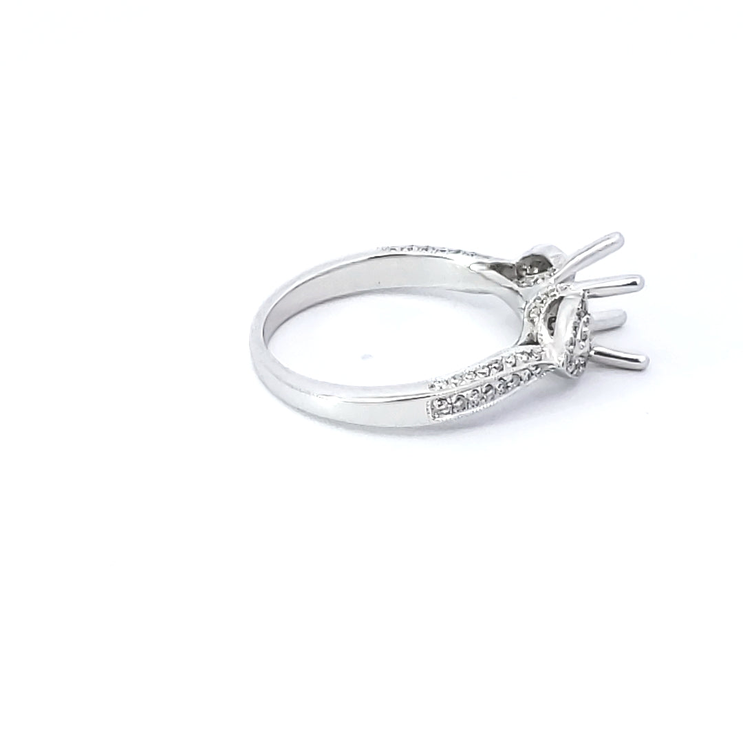 Diamond Engagement Semi-Mount Ring