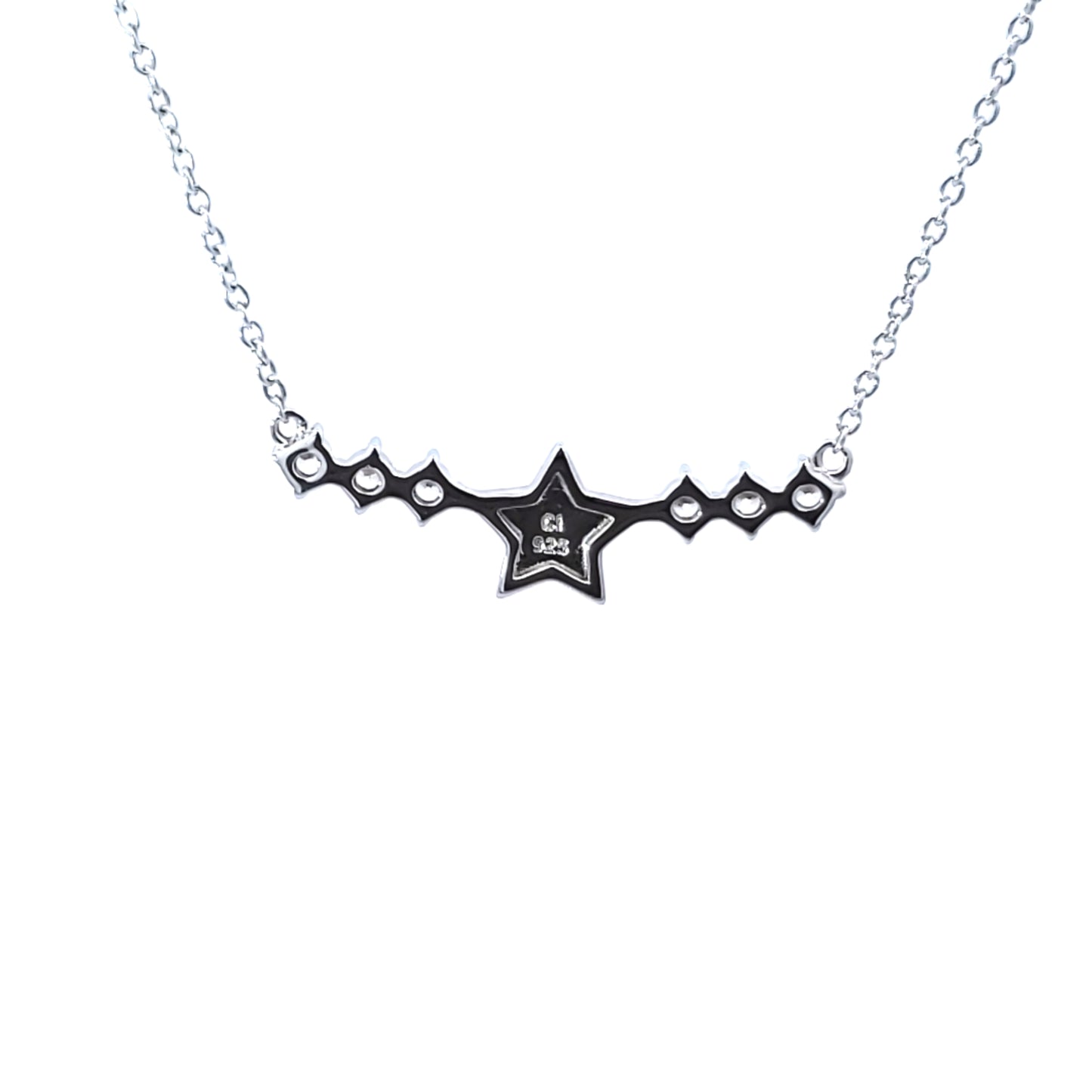 S/Silver (W/ Stones) Necklace