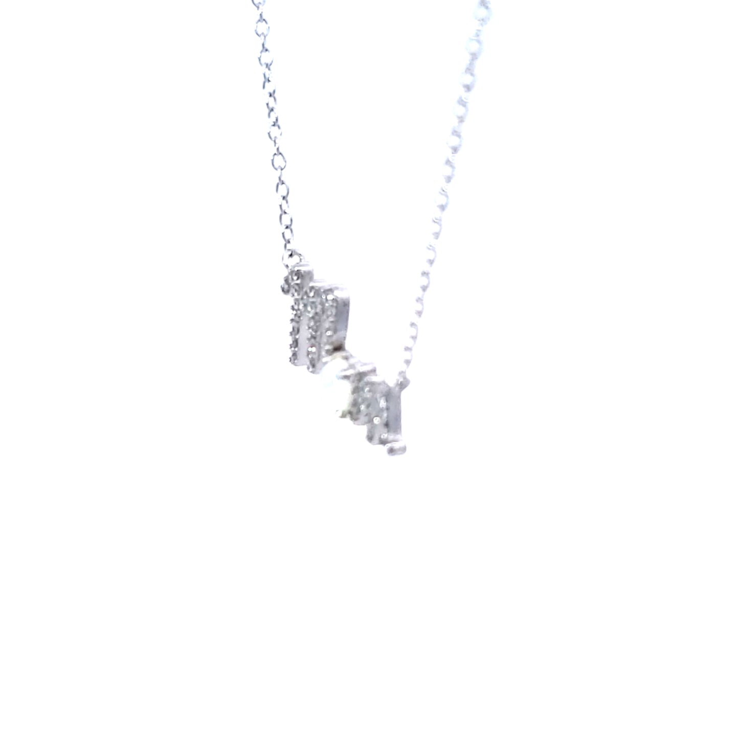 S/Silver (W/ Stones) Necklace