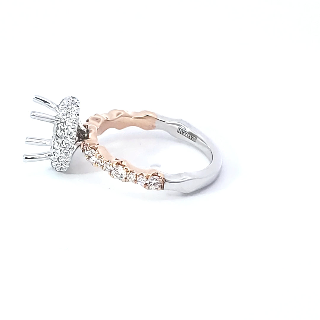 Diamond Engagement Semi-Mount Ring