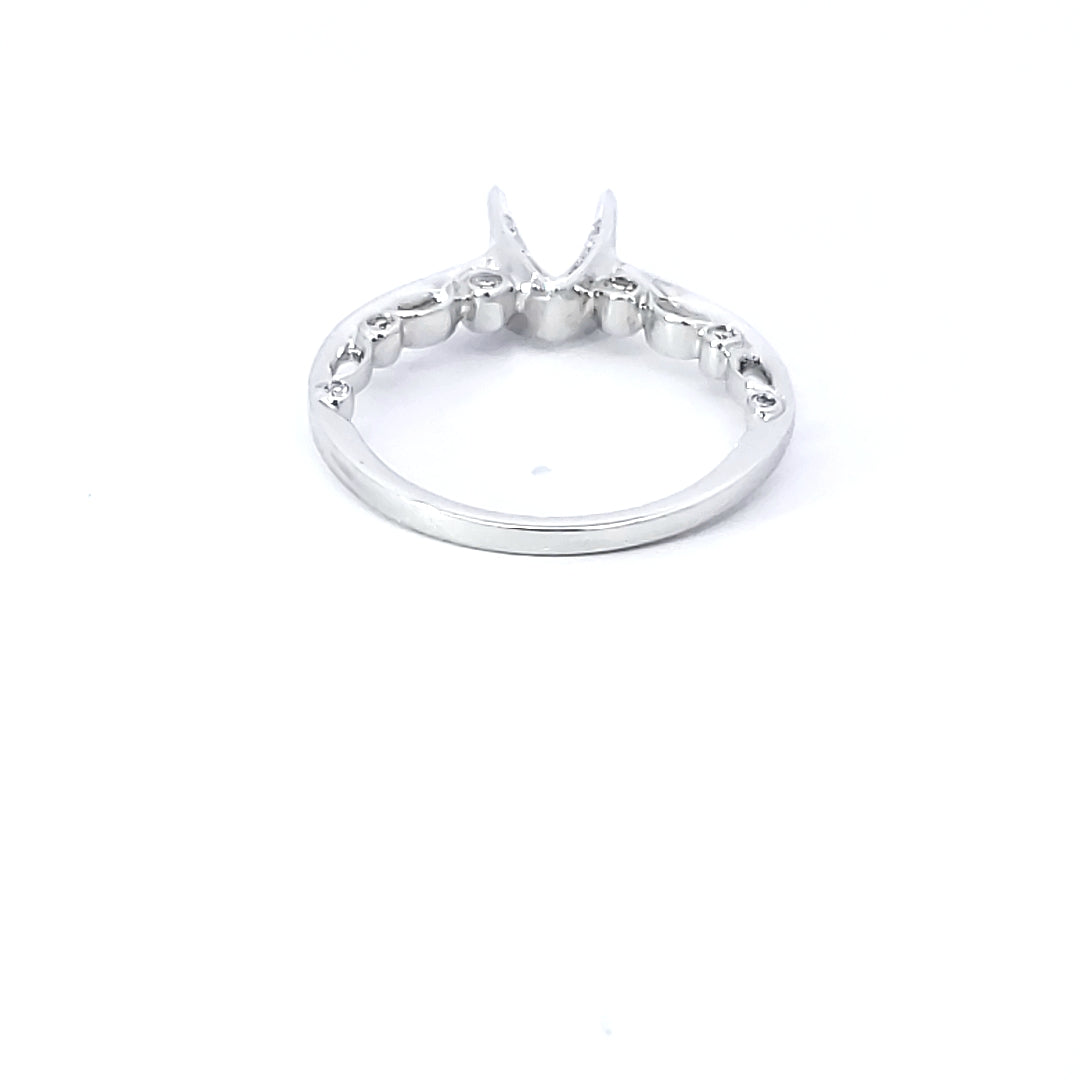 Diamond Engagement Semi-Mount Ring