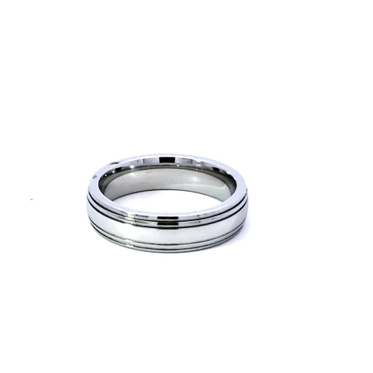 Gents Chrome Comfort-fit Band