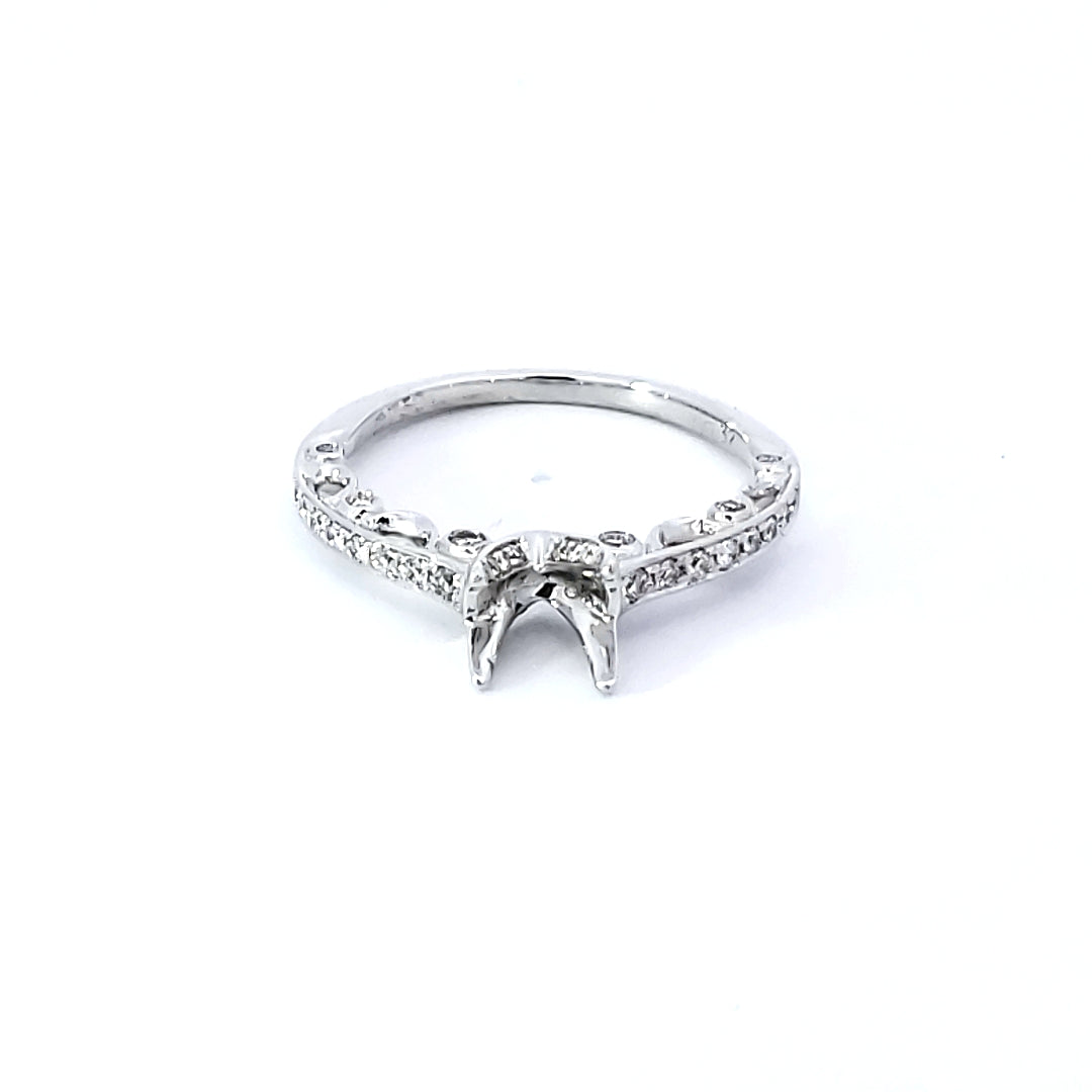 Diamond Engagement Semi-Mount Ring