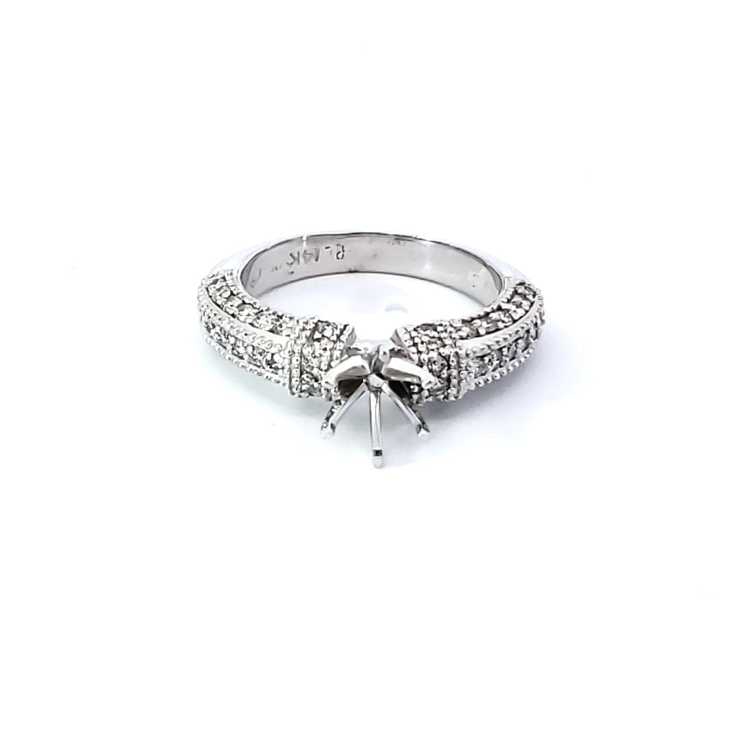 Diamond Engagement Semi-Mount Ring
