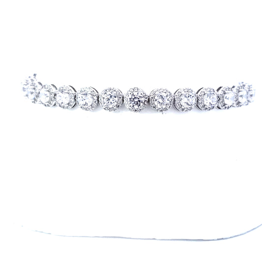 S/Silver (W/ Stones) Bracelets - Women'