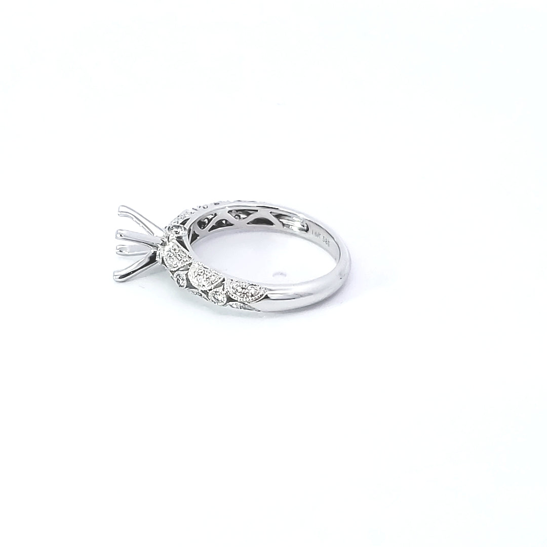 Diamond Engagement Semi-Mount Ring