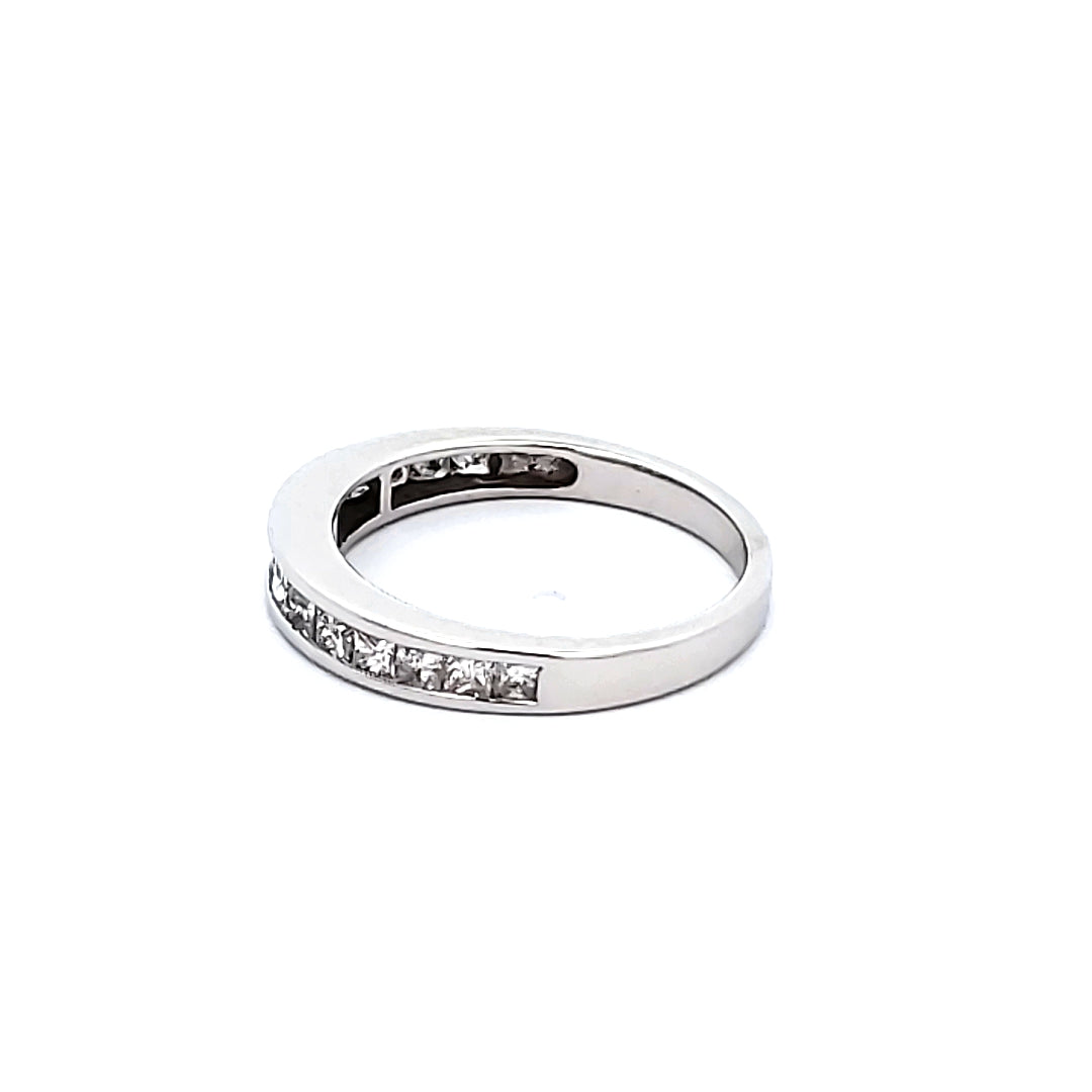 Princess Cut Diamond Anniversary Band