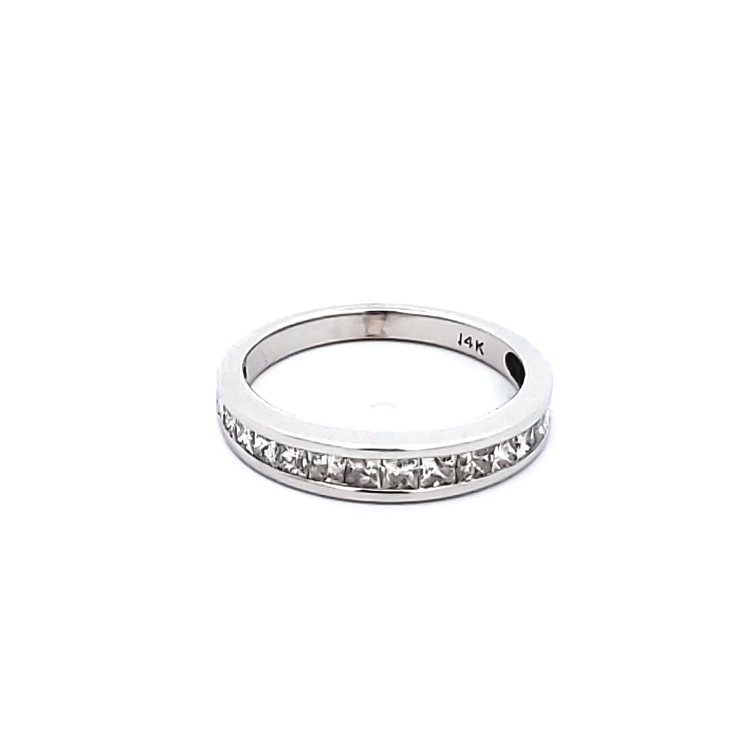 Princess Cut Diamond Anniversary Band