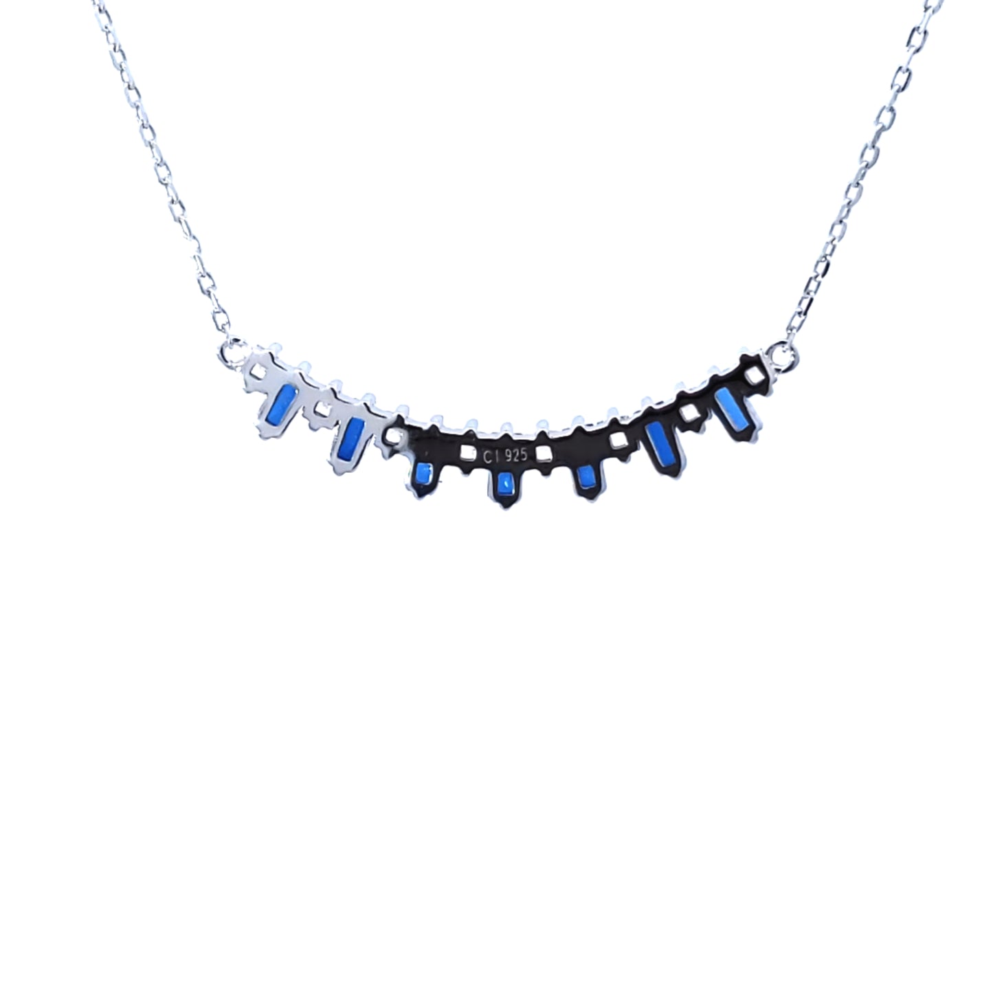 S/Silver (W/ Stones) Necklace