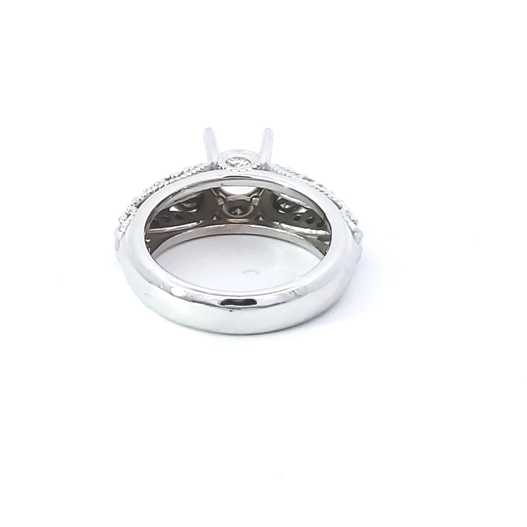 Diamond Engagement Semi-Mount Ring