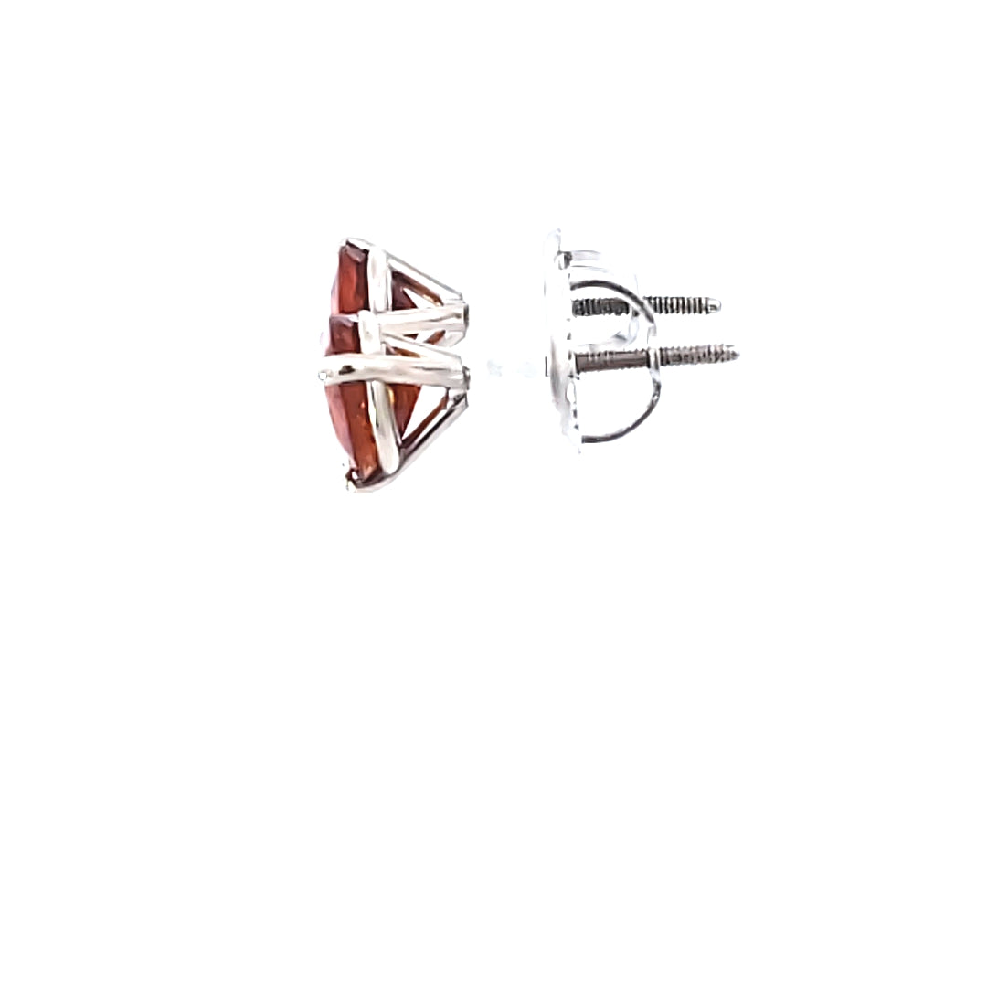 Garnet Stud Earrings