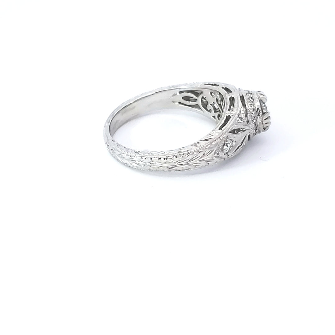 Diamond Engagement Semi-Mount Ring