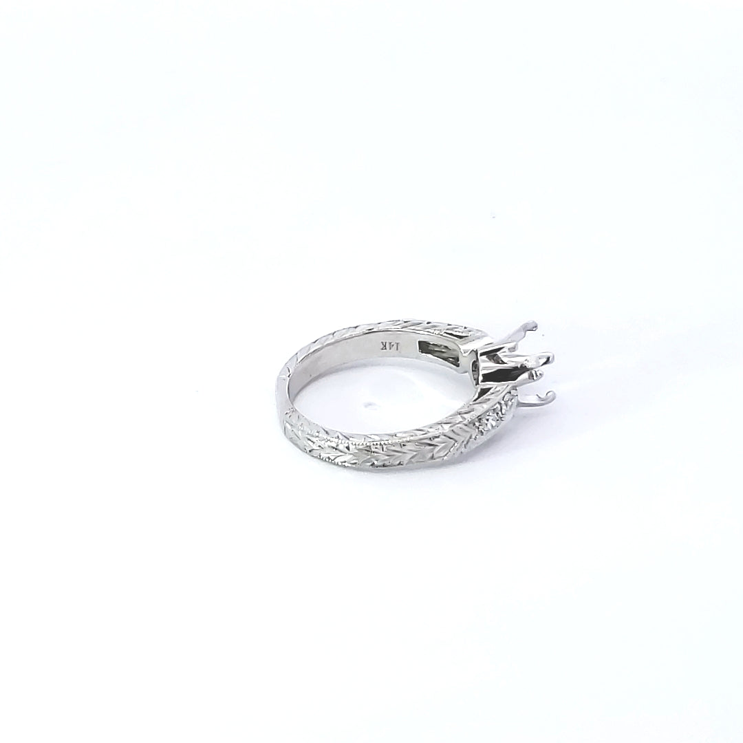 Diamond Engagement Semi-Mount Ring
