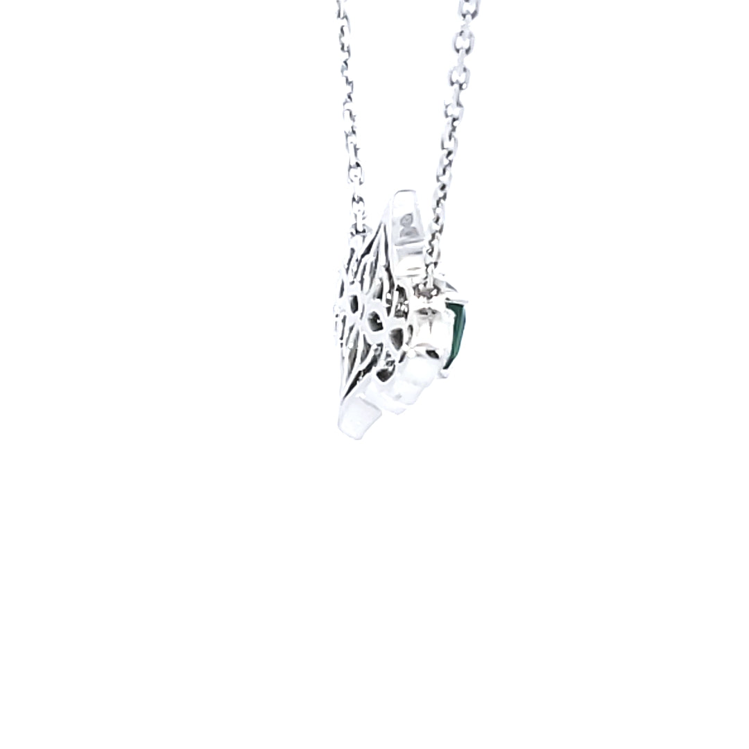 Emerald & Diamond Necklace