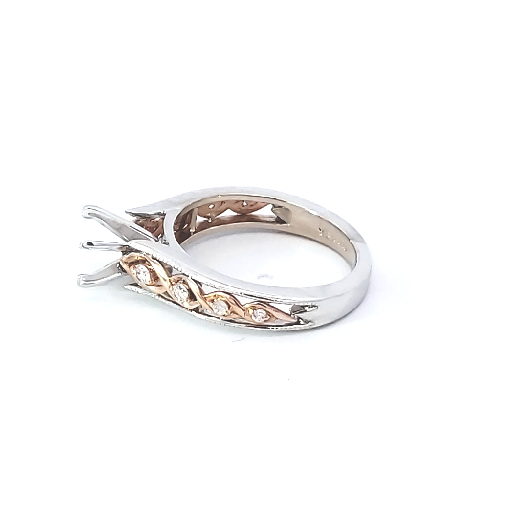 Diamond Engagement Semi-Mount Ring