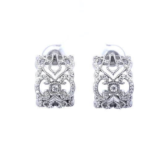 S/Silver (W/ Stones) Earring