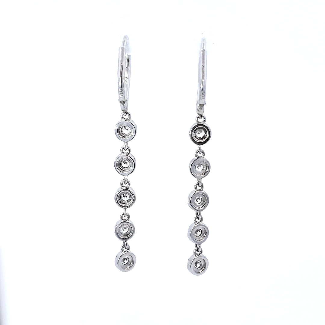 S/Silver (W/ Stones) Earring