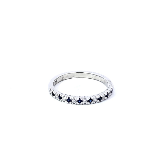 S/Silver (W/Stones Wedding Bands - Women'