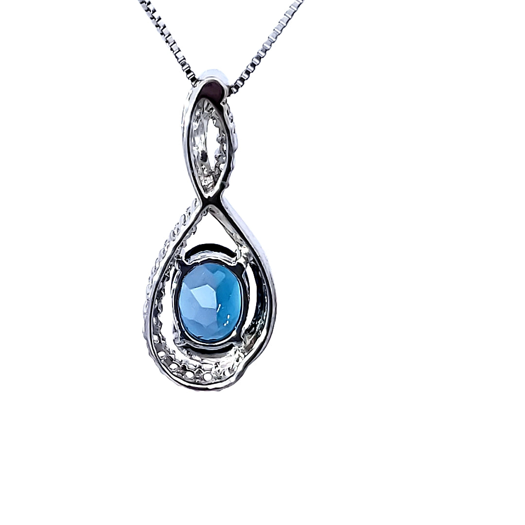 S/Silver (W/ Stones) Pendant