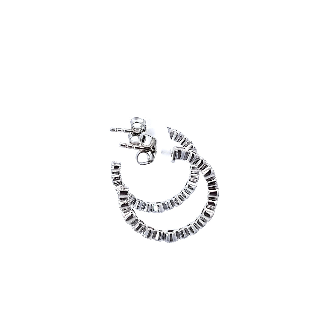 S/Silver (W/ Stones) Earring