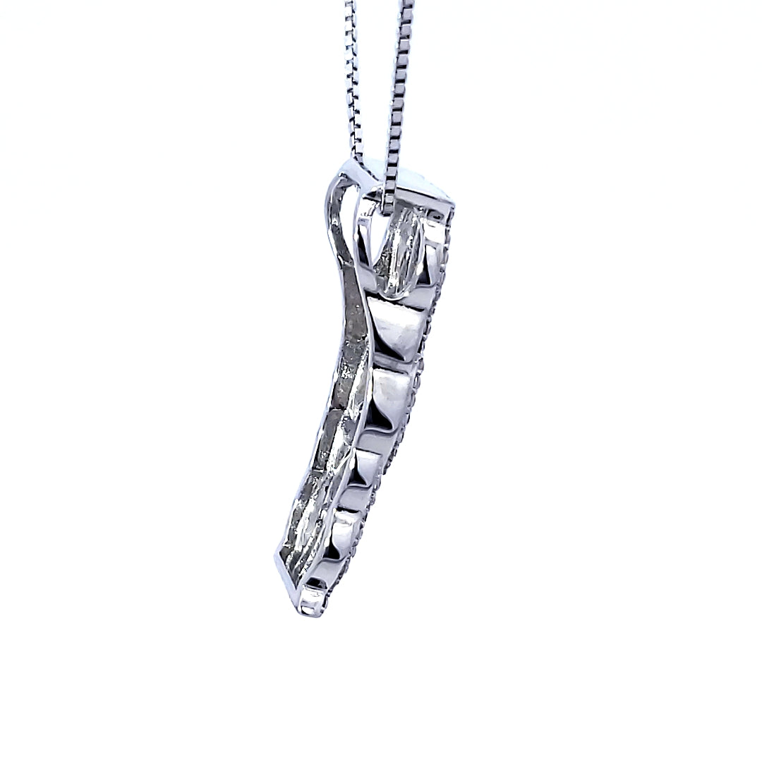 S/Silver (W/ Stones) Pendant