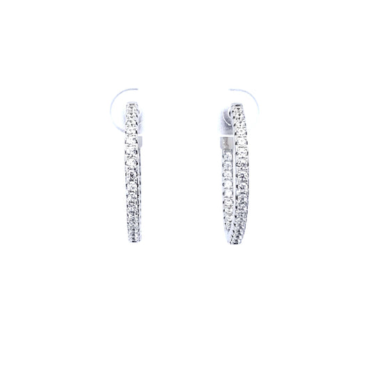 S/Silver (W/ Stones) Earring