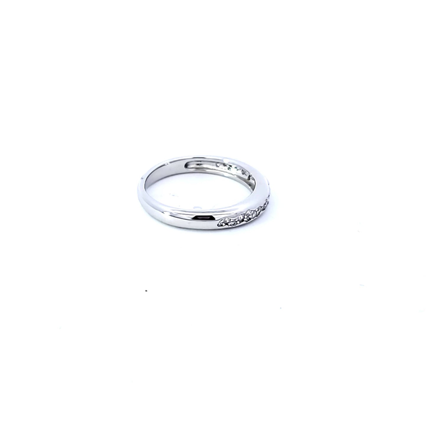 S/Silver (W/Stones Wedding Bands - Women'